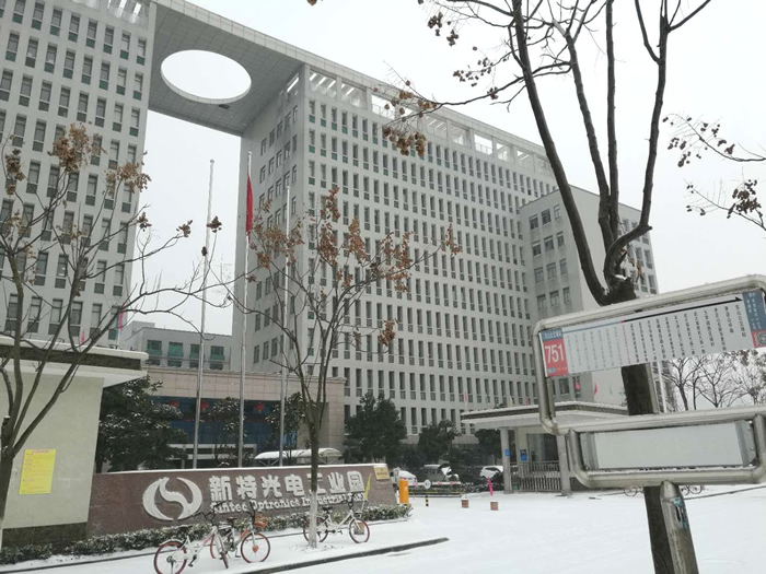 新特光电工业园雪景