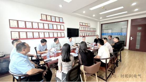 侨邑孵化器总经理陈义兵调研时和利电气